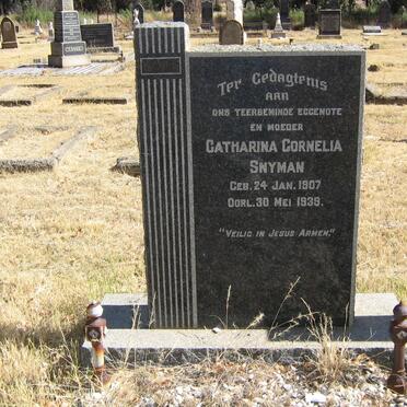 SNYMAN Catharina Cornelia 1907-1939
