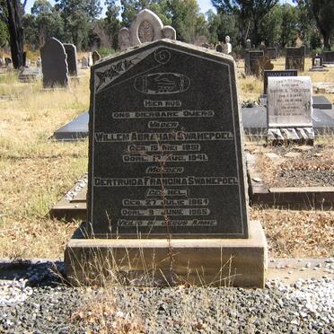 SWANEPOEL Willem Abraham 1851-1941 &amp; Gertruida Francina NEL 1864-1965