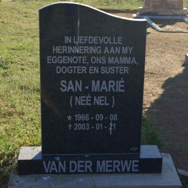 MERWE San-Marié, van der nee NEL 1966-2003