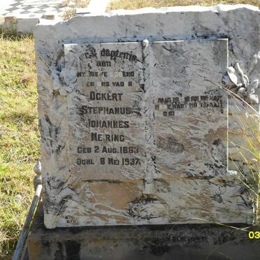 MEIRING Ockert Stephanus Johannes 1863-1937