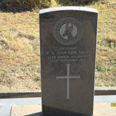 MERWE P. V. S. .van der ?-1914