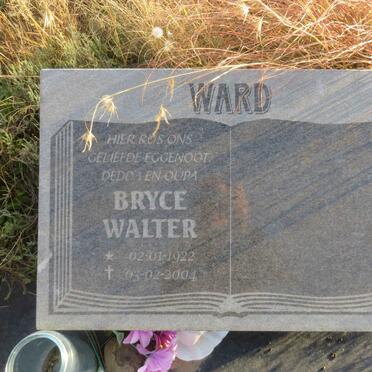 WARD Bryce Walter 1922-2004