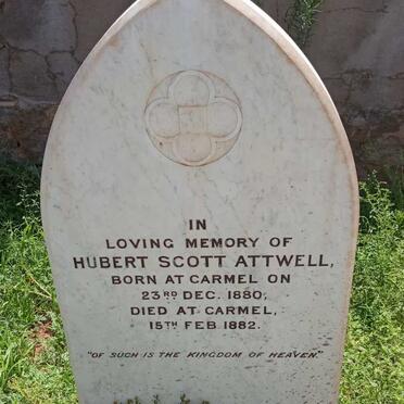 Free State, SMITHFIELD district, Carmel 208, Carmel French Mission Station, cemetery