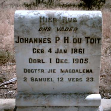 TOIT Johannes P.H., du 1861-1905 :: DU TOIT Magdalena