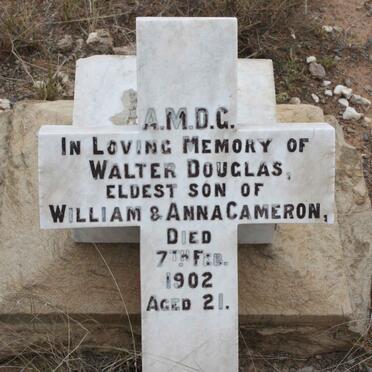 CAMERON Walter Douglas -1902