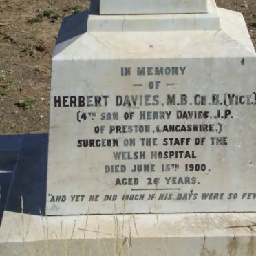DAVIES Herbert -1900