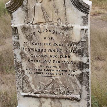 HEERDEN Hermanus, van 1899-1924