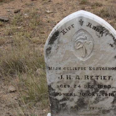RETIEF J.H.A. 1883-1916