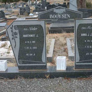 BOOYSEN Marthinus J. 1912-1983 &amp; Anna J.J. KALP 1915-1982