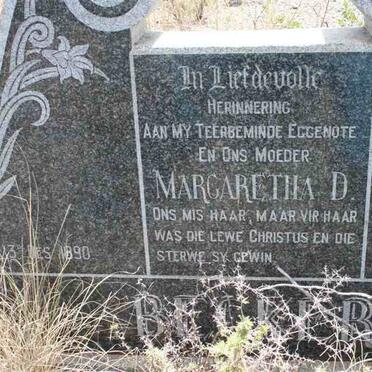 BECKER Margaretha D. 1890-??