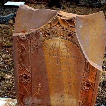 BERG Barend Jacobus, van der 1847-1926