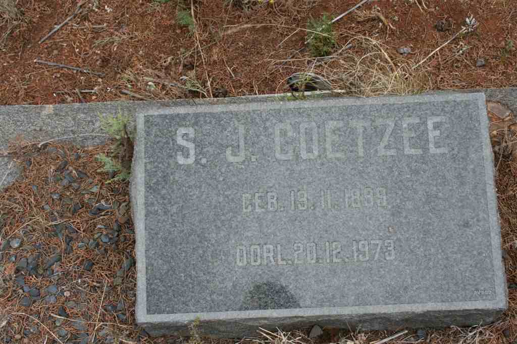 COETZEE S.J. 1899-1973