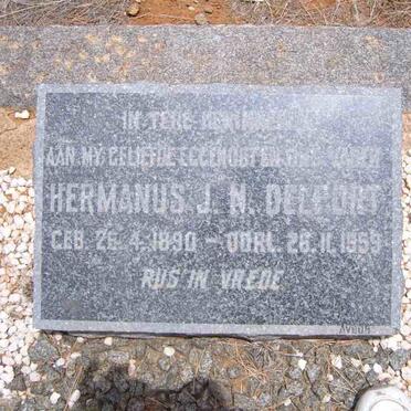 DELPORT Hermanus J.N. 1890-1959