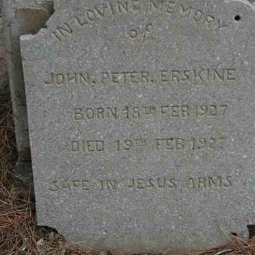 ERSKINE J.P. 1927-1927