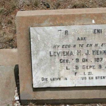 HENNING Leviena H.J. 1878-19?8