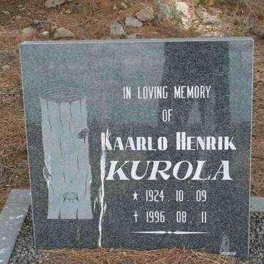 KUROLA Kaarlo Henrik 1924-1996