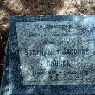 KRUGER Stephanus Jacobus 18??-1940