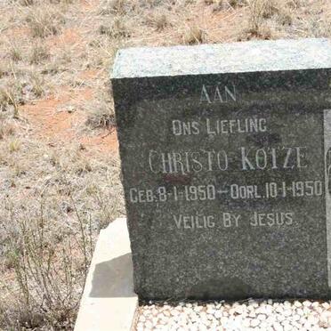 KOTZE Christo 1950-1950
