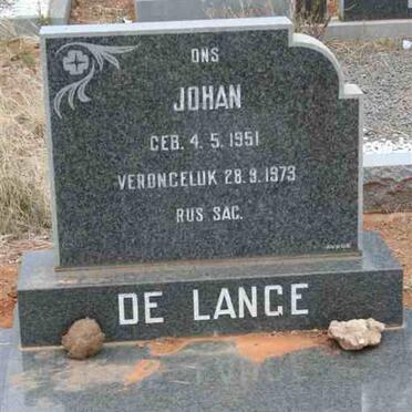 LANGE Johan, de 1951-1973