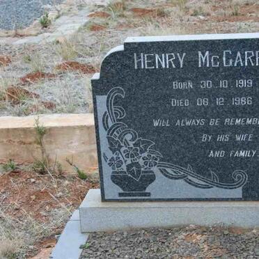 McGARRY Henry 1919-1986