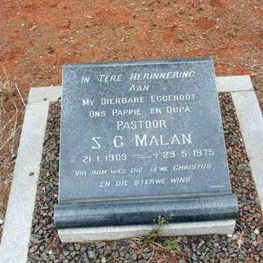 MALAN S.G. 1909-1975