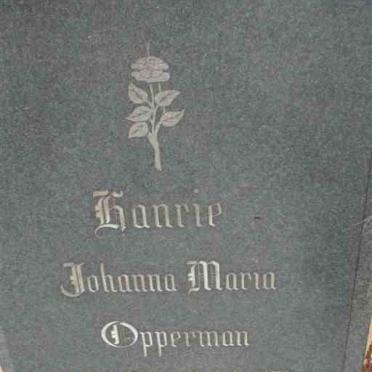 OPPERMAN Johanna Maria 1973-1973