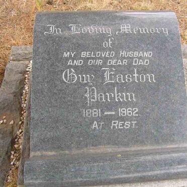 PARKIN Guy Easton 1881-1962