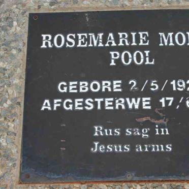 POOL Rosemarie Molly 1926-1981