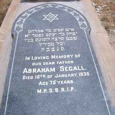 SEGALL Abraham -1935