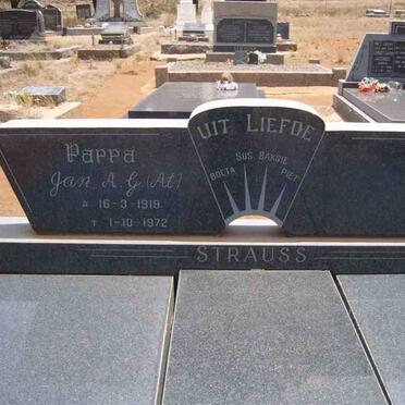 STRAUSS Jan A.J. 1919-1972