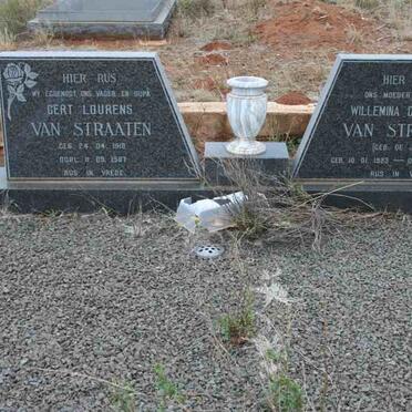 STRAATEN Gert Lourens, van 1918-1987 &amp; Willemina Gertruida DE JAGER 1923-1989