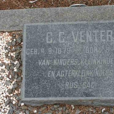 VENTER G.C. 1879-1969