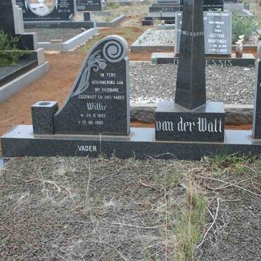 WALT Willie, van der 1893-1980 &amp; Lena 1906-1981