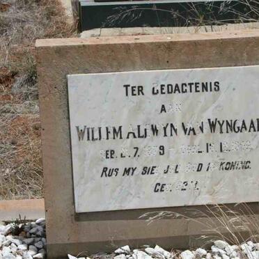 WYNGAARD Willem Alewyn, van 1879-1949