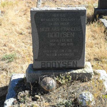 BOOYSEN Nicolaas Francois 1872-1945