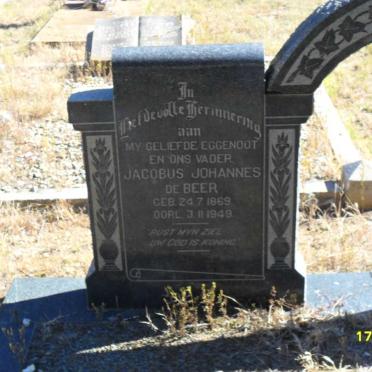 BEER Jacobus Johannes, de 1869-1949