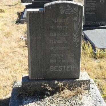 BESTER Gertruida Elizabeth nee BOSHOFF 1880-1931
