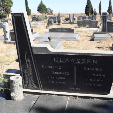 CLAASSEN Cornelius Johannes 1894-1976 &amp; Susanna Maria 1906-1997