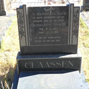 CLAASSEN Hermanus Lukas 1925-1956