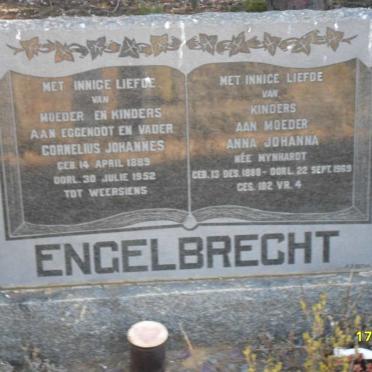 ENGELBRECHT Cornelius Johannes 1889-1952 &amp; Anna Johanna MYNHARDT 1888-1969