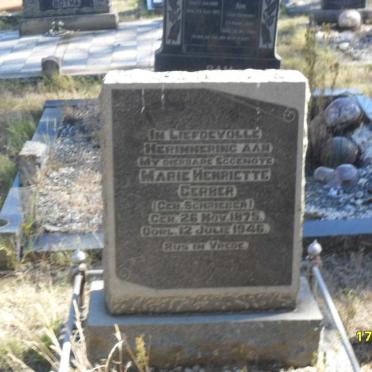 GERBER Marie Henriette nee SCHRIEBER 1875-1946