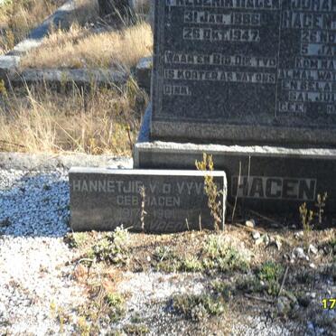 HAGEN :: VAN NIEKERK :: V.D. VYVER