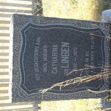 LINGEN Catharina, van 1842-1925