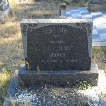 MIENIE J.C.J. 1909-1964