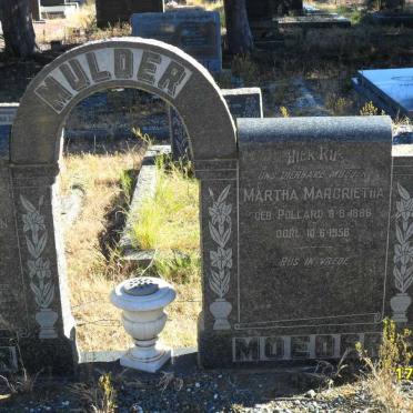 MULDER Dawid Eduard Christiaan 1867-1949 &amp; Martha Margrietha POLLARD 1868-1956
