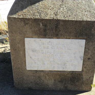 NORTJE Maria Susanna 1867-1949