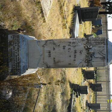 OOSTHUIZEN Pieter Cornelius -1930 &amp; Agatha Johanna ALBERTS 1852-1933