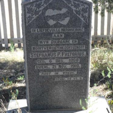 PRETORIUS Stephanus P. 1888-1918