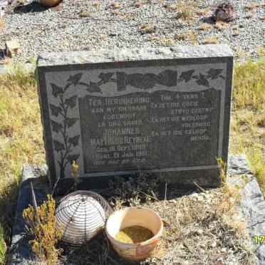 REYNEKE Johannes Mattheus 1899-1951