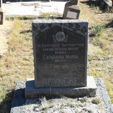 REYNEKE Catharina Maria nee KEMP 1882-1973